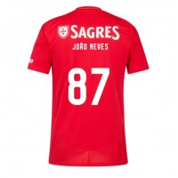 Pánský Fotbalový dres Benfica Joao Neves #87 2024-25 Domácí Krátký Rukáv